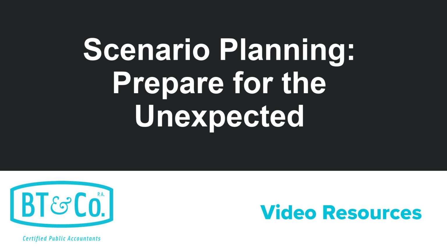 Scenario Planning