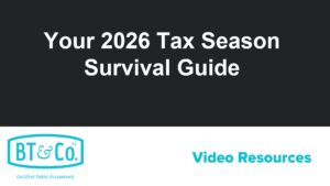 Your 2026 Tax Season Survival Guide